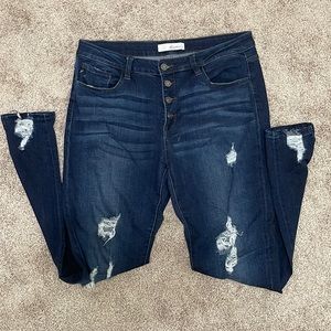 KanCan jeans stretch distressed